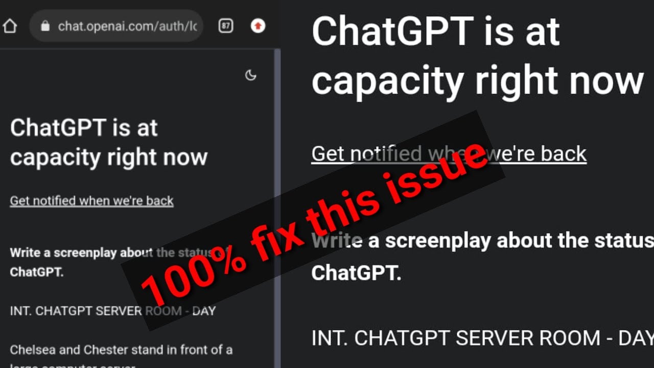 Is chat gpt down